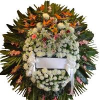 Coronas de flores para funerales