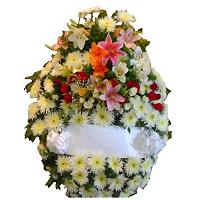 Coronas de flores para cementerios